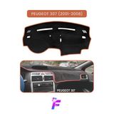 Mircem Peugeot 307 (2001-2008) Araca Özel Torpido Örtüsü | Ön Göğüs Kılıfı | Tam Koruma | Oto Aksesuar |T94 Kahverengi
