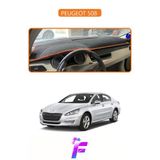 Mircem Peugeot 508 (2010-2018) Uyumlu Torpido Örtüsü | Yansıma Önleyici | Tam Koruma | Kolay Montaj | H94 Kahverengi
