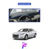 Mircem Peugeot 508 (2010-2018) Uyumlu Torpido Örtüsü | Yansıma Önleyici | Tam Koruma | Kolay Montaj | H95 Mavi