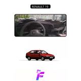 Mircem Renault 19 Uyumlu Torpido Örtüsü | Yansıma Önleyici | Tam Koruma | Hızlı Ve Kolay Montaj | J42 Siyah