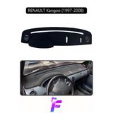 Mircem Renault Kangoo (1997-2008) Uyumlu Torpido Örtüsü | Yansıma Önleyici | Tam Koruma | Hızlı Montaj |J84 Siyah