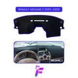 Mircem Renault Megane 2 (2002–2009) Uyumlu Torpido Örtüsü | Çatlama Ve Isıya Karşı Tam Koruma | A59 Mavi