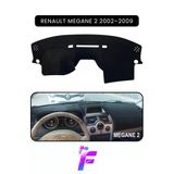 Mircem Renault Megane 2 (2002–2009) Uyumlu Torpido Örtüsü | Çatlama Ve Isıya Karşı Tam Koruma | A60 Siyah
