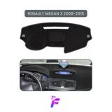 Mircem Renault Megane 3 (2008-2015) Torpido Örtüsü | Güneşten Korur | Kolay Montaj | Tam Uyum | A44 Gri