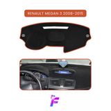 Mircem Renault Megane 3 (2008-2015) Torpido Örtüsü | Güneşten Korur | Kolay Montaj | Tam Uyum | A46 Kahverengi