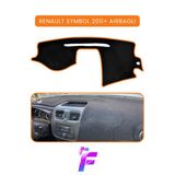 Mircem Renault Symbol Aırbaglı (2012-2020) Torpido Örtüsü | Güneşten Korur | Kolay Montaj | Tam Uyum | A70 Kahverengi