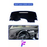 Mircem Seat Leon (2005-2012) Uyumlu Torpido Örtüsü | Yansıma Önleyici | Tam Koruma | Hızlı Montaj | K23 Mavi