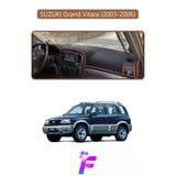 Mircem Suzukı Grand Vitara (2003-2006) Uyumlu Torpido Örtüsü | Yansıma Önleyici | Tam Koruma | K46 Kahverengi