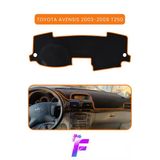 Mircem Toyota Avensis T250 (2003-2008) Uyumlu Torpido Örtüsü | Çatlama Ve Isıya Karşı Tam Koruma | B10 Kahverengi