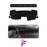 Mircem Toyota Avensis T250 (2003-2008) Uyumlu Torpido Örtüsü | Çatlama Ve Isıya Karşı Tam Koruma | B12 Siyah