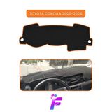 Mircem Toyota Corolla (2000-2006) Torpido Örtüsü | Güneşten, Isıdan, Çatlamadan Korur | Oto Aksesuar | B28 Kahverengi