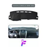 Mircem Toyota Corolla (2006-2012) Araca Özel Torpido Örtüsü | Ön Göğüs Kılıfı | Tam Koruma | Kaymaz | B32 Gri