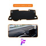 Mircem Toyota Corolla Hayalet Ekranlı (2018+) Torpido Örtüsü | Güneşten, Isıdan, Çatlamadan Korur | B46 Kahverengi
