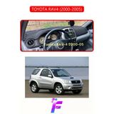 Mircem Toyota Rav4 (2000-2005) Uyumlu Torpido Örtüsü | Yansıma Önleyici | Tam Koruma | Hızlı Montaj | K57 Kırmızı