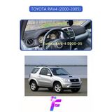 Mircem Toyota Rav4 (2000-2005) Uyumlu Torpido Örtüsü | Yansıma Önleyici | Tam Koruma | Hızlı Montaj | K59 Mavi