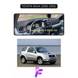 Mircem Toyota Rav4 (2000-2005) Uyumlu Torpido Örtüsü | Yansıma Önleyici | Tam Koruma | Hızlı Montaj | K60 Siyah