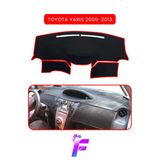 Mircem Toyota Yaris (2005-2013) Torpido Örtüsü | Güneşten, Isıdan, Çatlamadan Korur | Oto Aksesuar | B63 Kırmızı