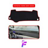 Mircem Toyota Yaris (2011-2020) Torpido Örtüsü | Çatlama Ve Isıya Karşı Tam Koruma | Oto Aksesuar | B69 Kırmızı