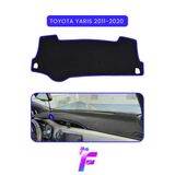 Mircem Toyota Yaris (2011-2020) Torpido Örtüsü | Çatlama Ve Isıya Karşı Tam Koruma | Oto Aksesuar | B71 Mavi