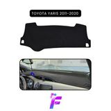 Mircem Toyota Yaris (2011-2020) Torpido Örtüsü | Çatlama Ve Isıya Karşı Tam Koruma | Oto Aksesuar | B72 Siyah