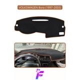 Mircem Volkswagen Bora (1997-2003) Uyumlu Torpido Örtüsü | Yansıma Önleyici | Tam Koruma | Hızlı Montaj K70 Kahverengi
