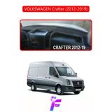 Mircem Volkswagen Crafter (2012-2019) Uyumlu Torpido Örtüsü | Yansıma Önleyici | Koruma | Hızlı Montaj |K75 Kırmızı
