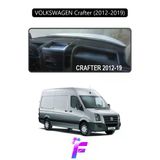 Mircem Volkswagen Crafter (2012-2019) Uyumlu Torpido Örtüsü | Yansıma Önleyici | Koruma | Hızlı Montaj |K78 Siyah