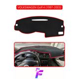 Mircem Volkswagen Golf 4 (1997-2003) Uyumlu Torpido Örtüsü | Yansıma Önleyici | Koruma | Hızlı Montaj | K81 Kırmızı