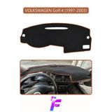 Mircem Volkswagen Golf 4 (1997-2003) Uyumlu Torpido Örtüsü | Yansıma Önleyici | Koruma | Hızlı Montaj | K82 Kahverengi