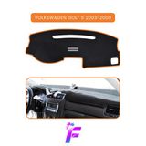 Mircem Volkswagen Golf 5 (2003-2009) Torpido Örtüsü | Güneşten, Isıdan, Çatlamadan Korur | Tam Uyum | C4 Kahverengi