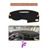 Mircem Volkswagen Jetta (1997-2003) Uyumlu Torpido Örtüsü | Yansıma Önleyici | Koruma | Hızlı Montaj | K88 Kahverengi