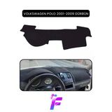 Mircem Volkswagen Polo (2001-2009) Araca Özel Torpido Örtüsü | Ön Göğüs Kılıfı | Tam Koruma | Tam Uyum |C42 Siyah