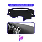 Mircem Volkswagen Polo (2009-2019) Araca Özel Torpido Örtüsü | Ön Göğüs Kılıfı | Tam Koruma | Tam Uyum |C47 Mavi