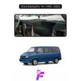Mircem Volkswagen T4 (1990-2003) Uyumlu Torpido Örtüsü | Yansıma Önleyici | Hızlı Ve Kolay Montaj | L6 Siyah