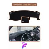 Mircem Volkswagen T5 (2003-2016) Uyumlu Torpido Örtüsü | Yansıma Önleyici | Tam Koruma | Hızlı Montaj | K64 Kahverengi