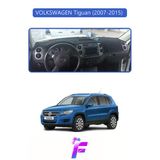 Mircem Volkswagen Tiguan (2007-2015) Uyumlu Torpido Örtüsü | Yansıma Önleyici | Hızlı Ve Kolay Montaj | L11 Mavi