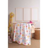 Mircotton Polar Baskılı Bebek Battaniyesi 85X110 cm Yıldızlar
