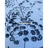 Mirella Kalın Astarlı Kaymaz Gri Cipso Çiçekli Pvc Muşamba Masa Örtüsü - Siyah - 140 x 180 cm