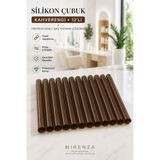 mirenza cosmetic 12 Adet Kahverengi Saç Kaynak Çubuk Silikon Çubuk Keratin Kaynak Malzemesi