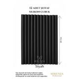mirenza cosmetic 12 Adet Siyah Saç Kaynak Çubuk Silikon Çubuk Keratin Kaynak Malzemesi