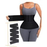 Miresa Bele Dolamalı Sıkılaştırıcı Zayıflatıcı Bel Korsesi - Siyah - Standart