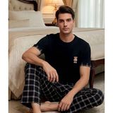 Miressa Erkek Pijama Takımı - Siyah - L