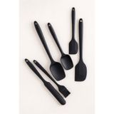 Mirilliahome 6 Parça Silikon Mutfak Gereçleri Seti Isıya Dayanıklı Spatula Kaşık Fırça Seti
