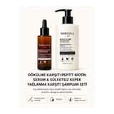 Mirissa Lab Dökülme Karşıtı Peptit Biotin Serum & Sülfatsız Kepek Yağlanma Karşıtı Şampuan Seti