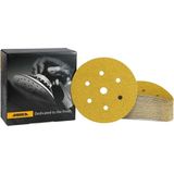 Mırka Gold Zımpara 150 mm Cırt 7 Delik P180 100'LÜ Paket - 100 Adet