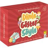 Mirket Yayınları Dinle Göster Söyle Zeka Geliştirici Kitap 76 Sayfa Kolektif 3 - 5 Yaş İçin Eğitici Kartlar