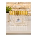 Mirkimya 10 Adet 10 ml Cam Parfüm Şişesi Gold Kapaklı Spreyli Boş Tester Şişesi Seyahat Boy