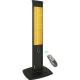 Mirkraft Energy 2500 W Termostatlı Dış Mekan Elektrikli Kule Tipi Infrared Isıtıcı 35 m2