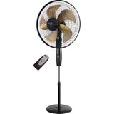 MirKraft FS-K5018 Siyah Altın Stand Fan Vantilatör