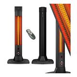 MirKraft Solaris 2200 Watt Yüksek Verimli Karbon Infrared Isıtıcı Ve Uzaktan Kumanda Ile 4 Isı Ayarı Siyah